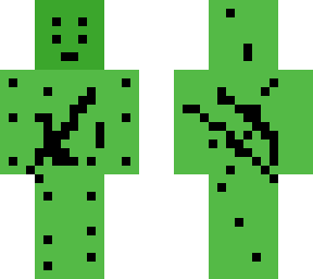 green and black man