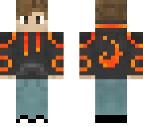 orange and black