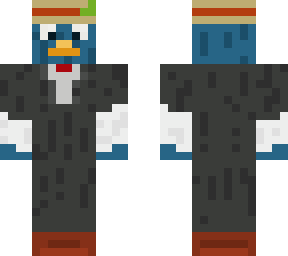 penguin in a suit