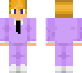 purple suit