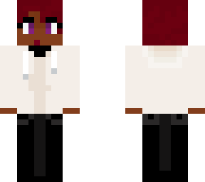 white hoodie