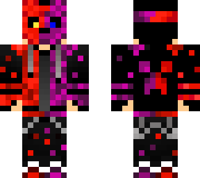 wolf mask boy purple