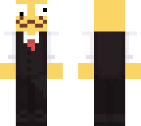 cheese cake in a suit