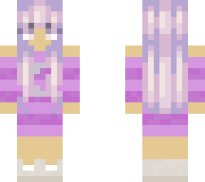 purple lunar moon girl