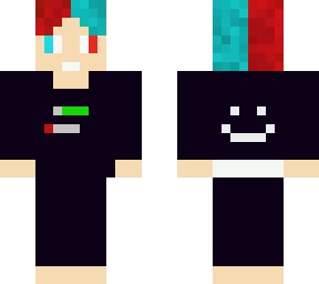 blue and red