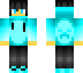 blue hoodie