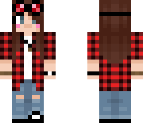 dark red flannel
