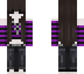 emo girl purple