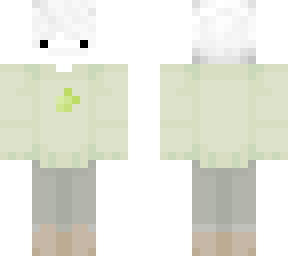 green sweater