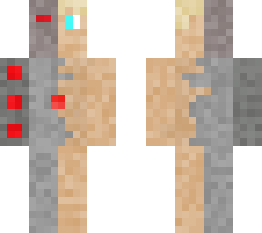 half cyborg man