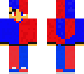 red and blue