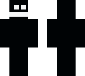 staring man (black)