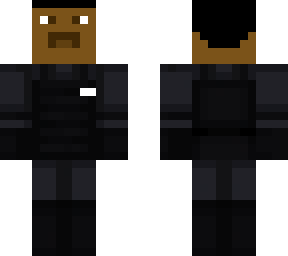 afro swat officer!