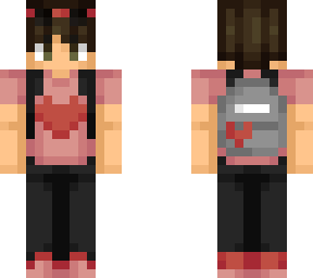 dazzles (me) - subtropical valentine with backpack