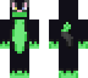 green cat