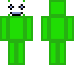 green man with mask