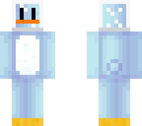 jaygam311 penguin with astronaut helmet and full blue face
