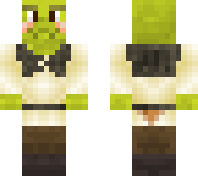 kawaii shrek + poop in his pants