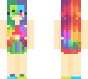 rainbow girl