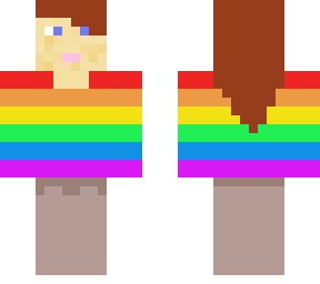 rainbow girl