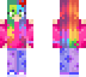 rainbow girl