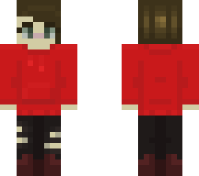 red hoodie