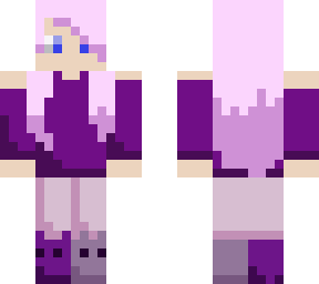 simple purple girl