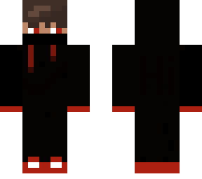 black and red ninja