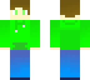 boy in green hoodie