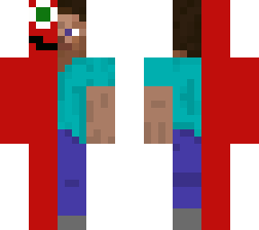 half steve half red thing