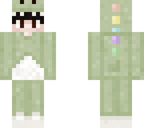 hjg pastel green dinosaur costume