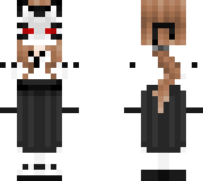 miko black with fox mask