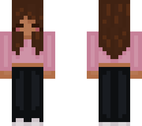 pink grey girl