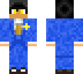 werewolf in blue suit
