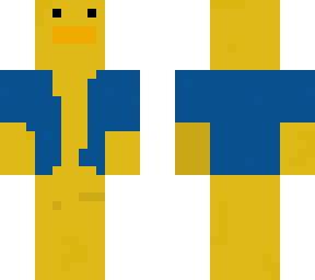 duck with clothes