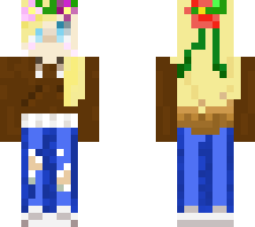 flower hair girl