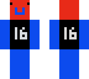 red,blue 16 skin