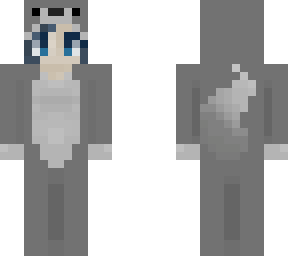 wolf onsie girl