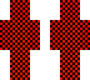 black and red