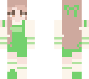 cute girl in green