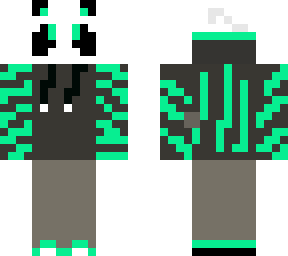 cyan panda