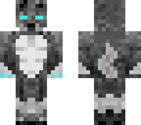 half blue werewolf
