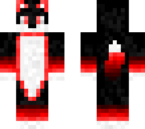 black & red fox