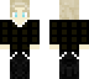 blonde w/ flannel