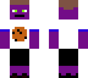 cookie shirt with purple skin