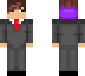 purple hoodie w/ suit