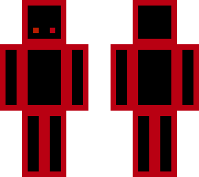 red & black