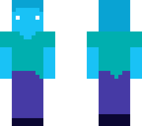 blue man