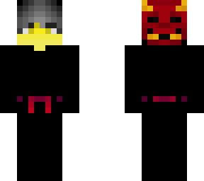 male - demon mask - new outfit