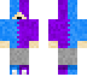 purple and blue